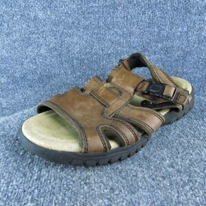 Earth Sunshine II Men Fisherman Sandals Size 10 Medium‎ Brown Leather Buckle